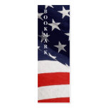 American Flag Bookmark Business Card Templates