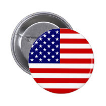 American flag button buttons