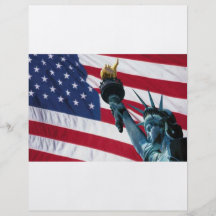 american flag custom flyer