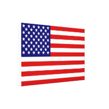 American flag gallery wrap canvas