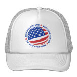 American Flag July 4th Trucker Hats
