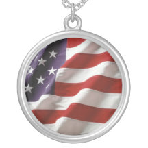 American_flag Personalized Necklace