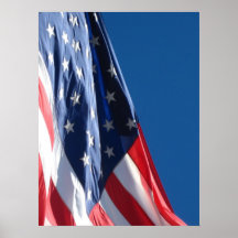 American Flag Print