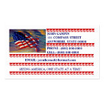 AMERICAN FLAG WAVING IN THE CLOUDS BUSINESS CARDS