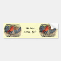 American Game Blue Reds Bumper Sticker