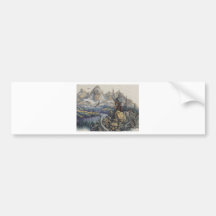 American Indian Hunter Bumper Stickers