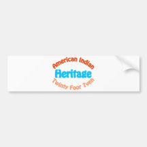 American Indian - Twinty Foor 7ven Bumper Stickers