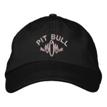 American Pit Bull Terrier Dog Mum Embroidered Baseball Cap