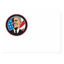 American President Barack Obama 2012 Business Card Templates