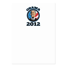 American President Barack Obama 2012 Business Card