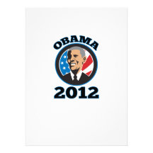 American President Barack Obama 2012 Custom Invites