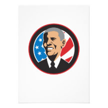 American President Barack Obama 2012 Invitations