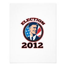 American Presidential Candidate Mitt Romney retro Personalized Announcement