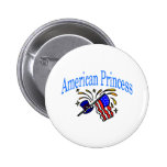 American Princess Pinback Buttons
