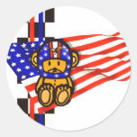 AMERICAN RACING ROUND STICKERS