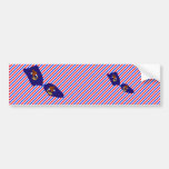 American Samoa Flag Map Bumper Stickers