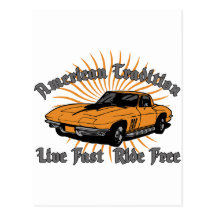 American Tradition Corvette Postcards