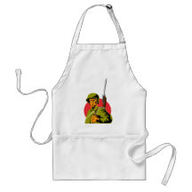 American world war two soldier army apron