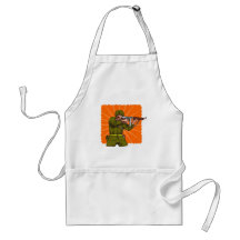 American world war two soldier army apron