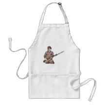 American world war two soldier army aprons