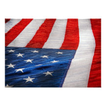 Americana - Flag - Stars and Stripes Personalized Announcements