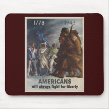 Americans Will Always Fight For Liberty Mouse Pad