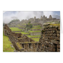 Americas, Peru, Machu PIcchu. The ancient Cards