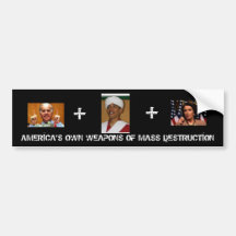 AMERICAS WEAPONS OF MASS DESTRUCTION BUMPER STICKERS