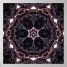 Amethyst Crystal Snowflake Nov 2012 Poster