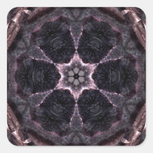 Amethyst Crystal Snowflake Nov 2012 Sticker