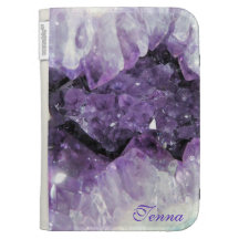 Amethyst Geode Kindle Case *Personalise*