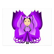 Ametrine Butterfly Princess Postcards
