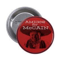 Amigos for McCain Button