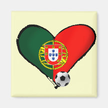 Amor, Portugal e Futebol - O que mais vôce quer ? Magnets