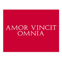 Amor Vincit Omnia Postcard