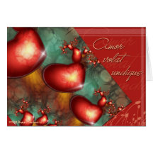 Amor volat undique Card