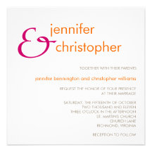 Ampersand :: Wedding Invitation