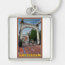 Amsterfdam - the  Walter Suskindbrug Key Chains