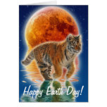 Amur Tiger Cub Earth Day Endangered Species Card