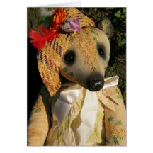 Amy Goodrich Collectables embroidered bear card