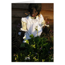 Amy Goodrich Collectables Folk Doll greetings card