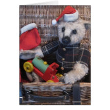 Amy Goodrich Collectables Xmas Bear Greeting Card