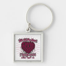 Amyloidosis Heart I Fight Like A Girl Keychains