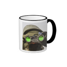 An Afghan soldier scans the horizon Coffee Mug