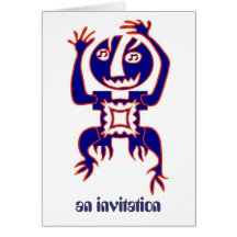 An invitation - come to the party cards