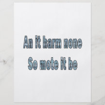 an it harm none blue texture outline pagan.png custom flyer