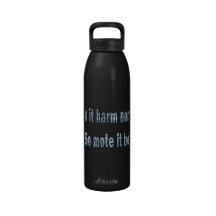 an it harm none blue texture outline pagan.png reusable water bottles