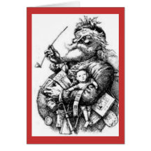 An Old Fashioned Christmas Greeting Card