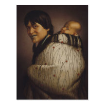 'Ana Rupene and Child' - G. Lindauer Postcard