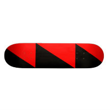 Anarchist, Colombia Political flag Skate Board Deck
